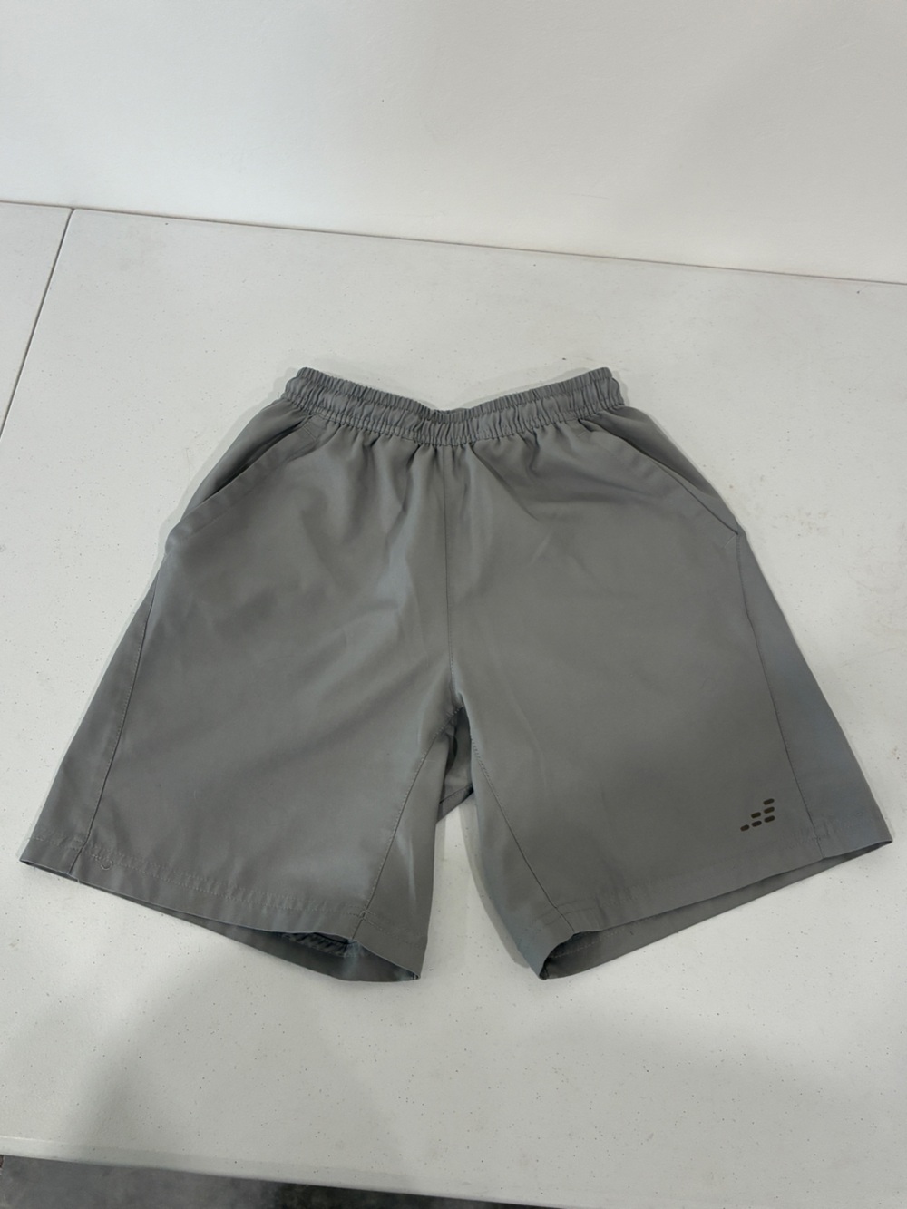 BCG Youth Boys Gray Athletic Shorts Size Medium 10/12 Elastic Waist Lightweight